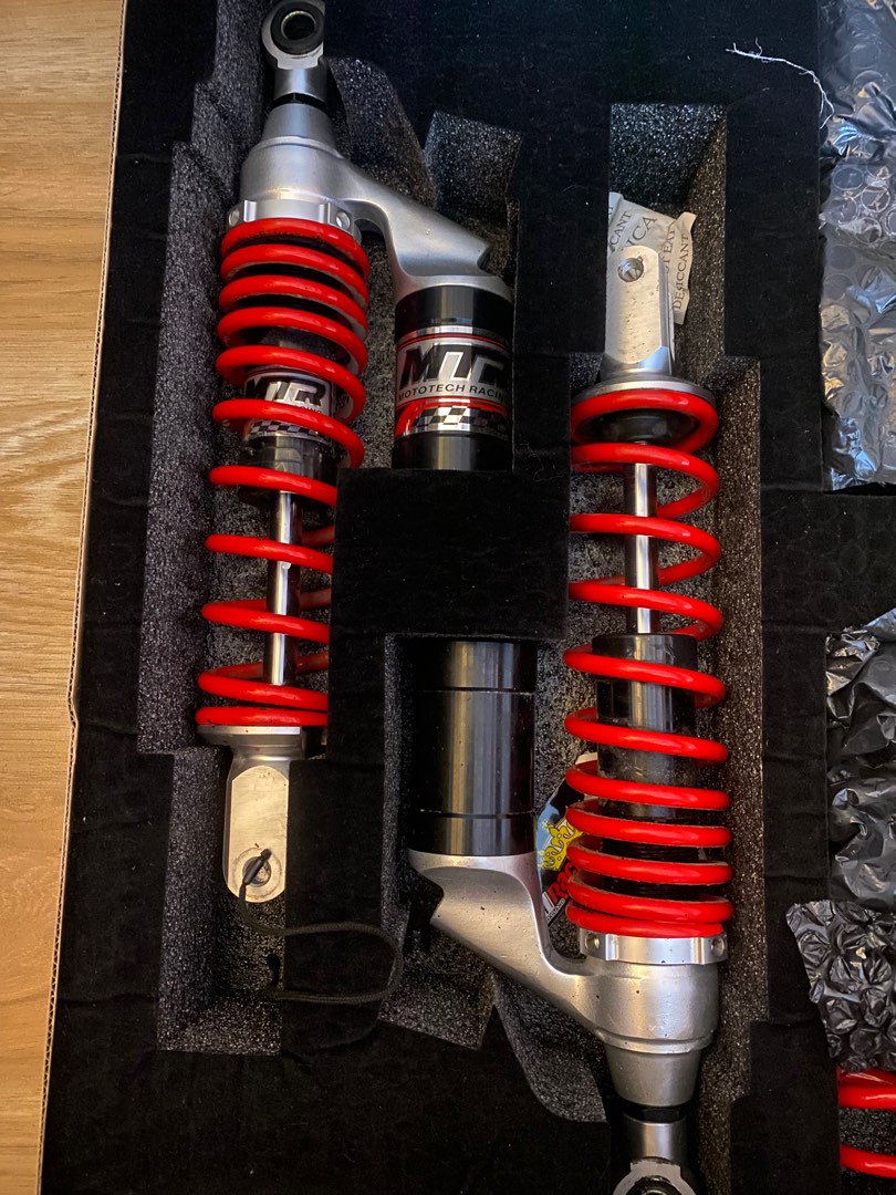 MTR Rear Shocks for Nmax V1 305mm, Motorbikes, Motorbike Parts ...