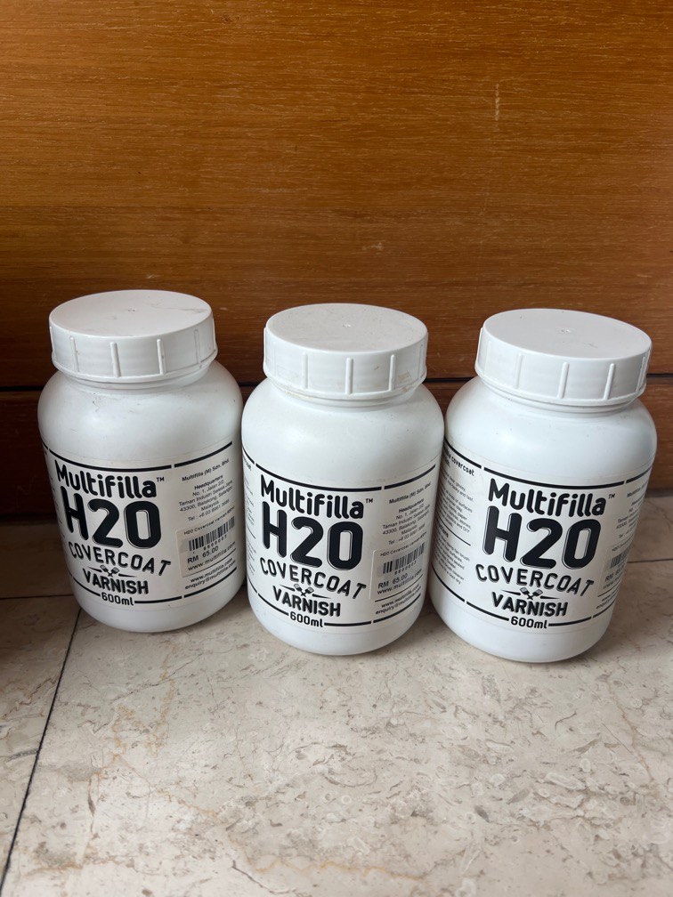 Multifilla H20 Covercoat Varnish Clay sealant 600ml, Hobbies & Toys