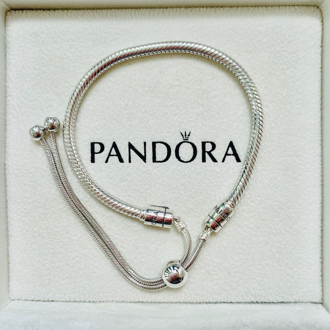 Moments snake chain slider bracelet clearance