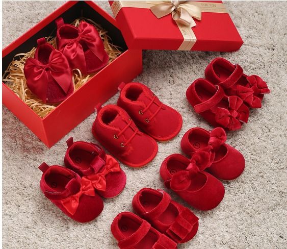 Newborn red bottom shoes store