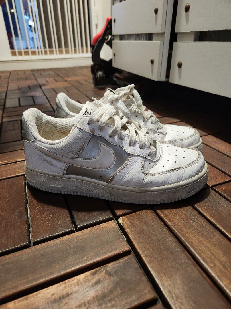 Nike af1 silver top