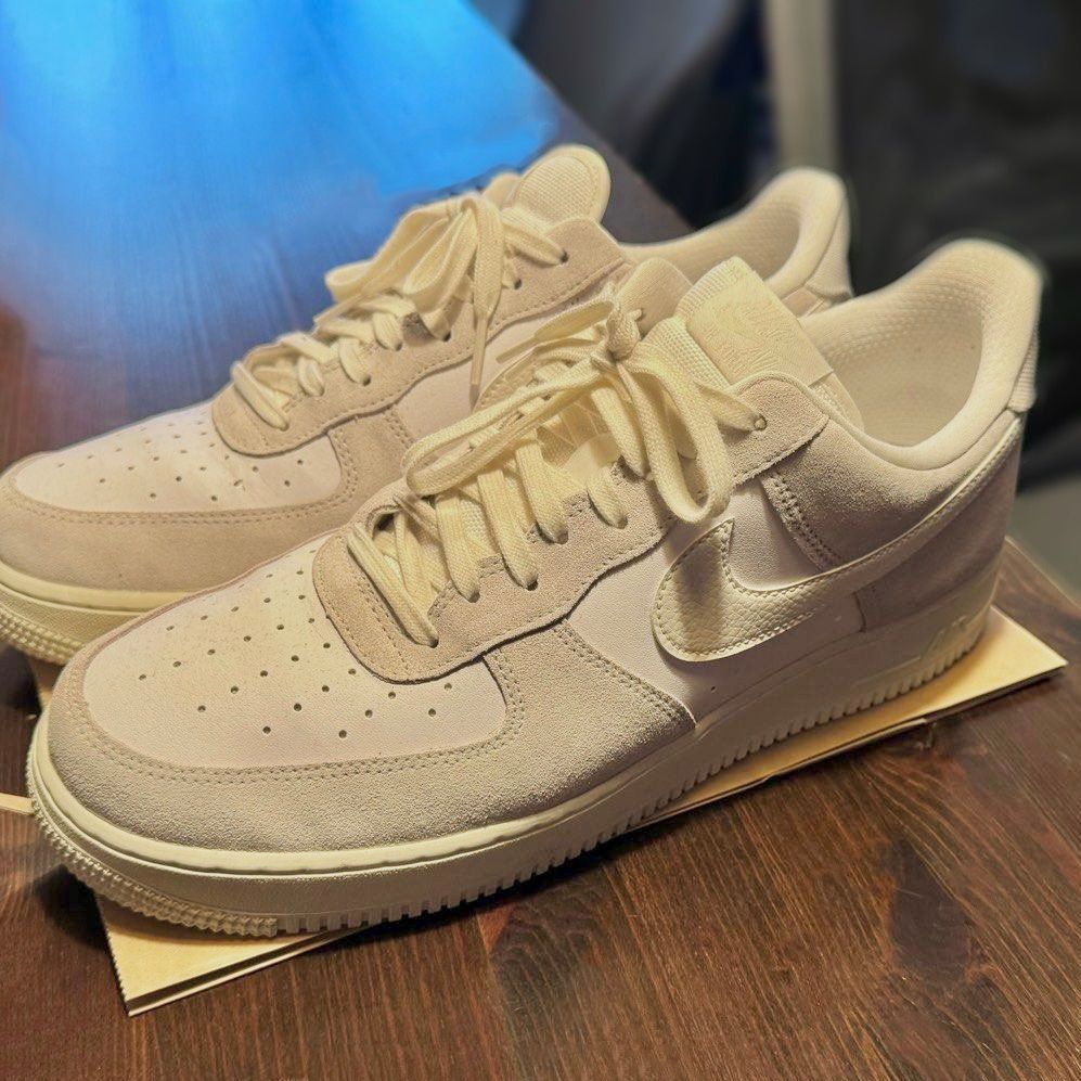 Nike Air Force 1 White Sail Platinum Tint