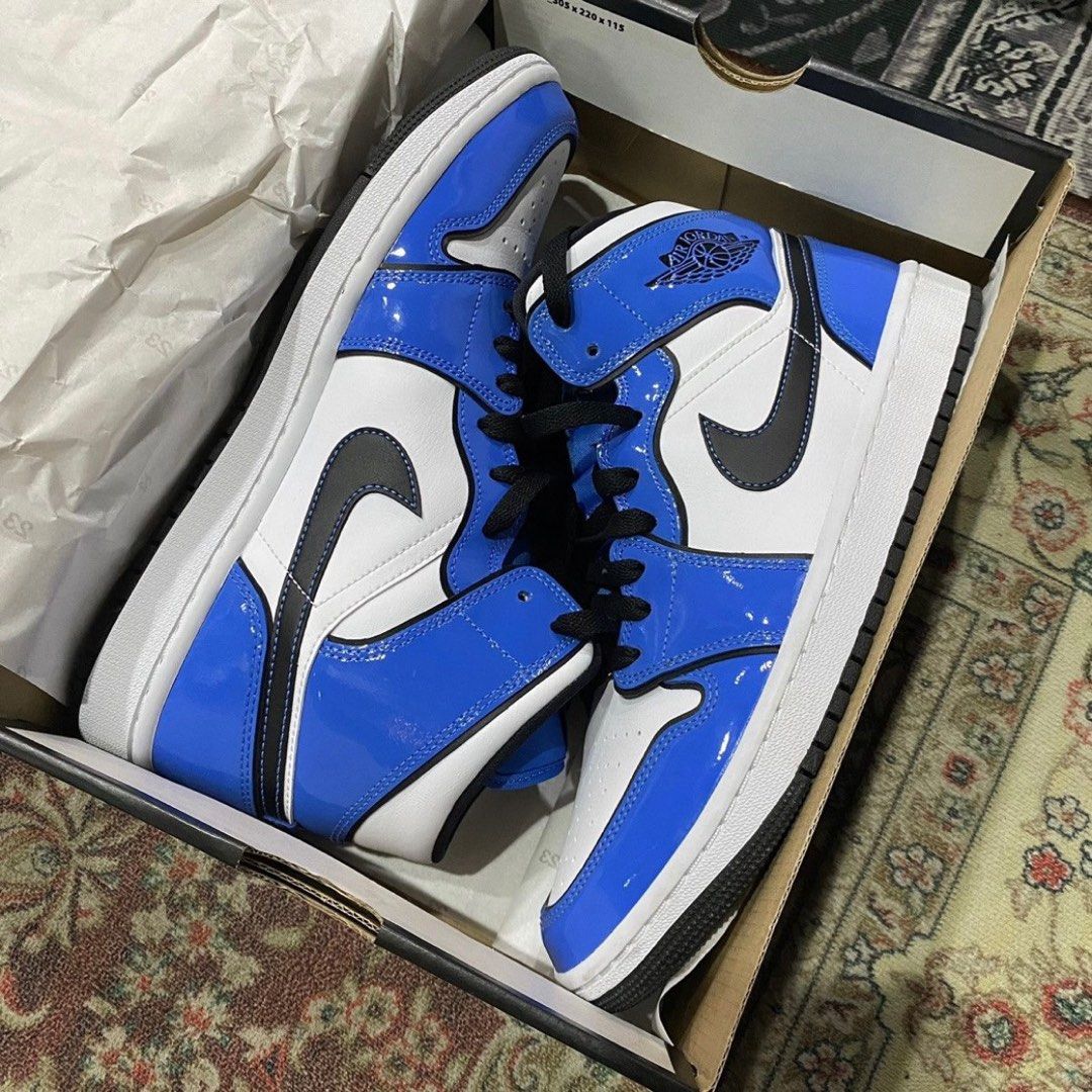 aj 1 signal blue