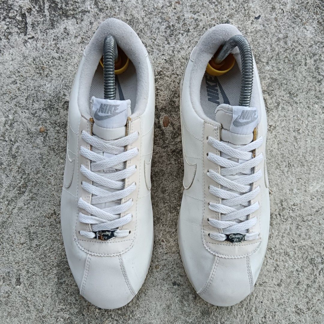 Nike C0rtez 72 Leather Triple White L0w 7.5UK RM1OO Men s Fashion Footwear Sneakers on Carousell