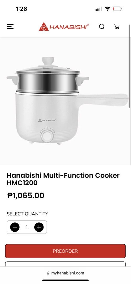 Non stick Multi function cooker Brand new from hanabishi TV Home Appliances Kitchen Appliances Other Kitchen Appliances on Carousell