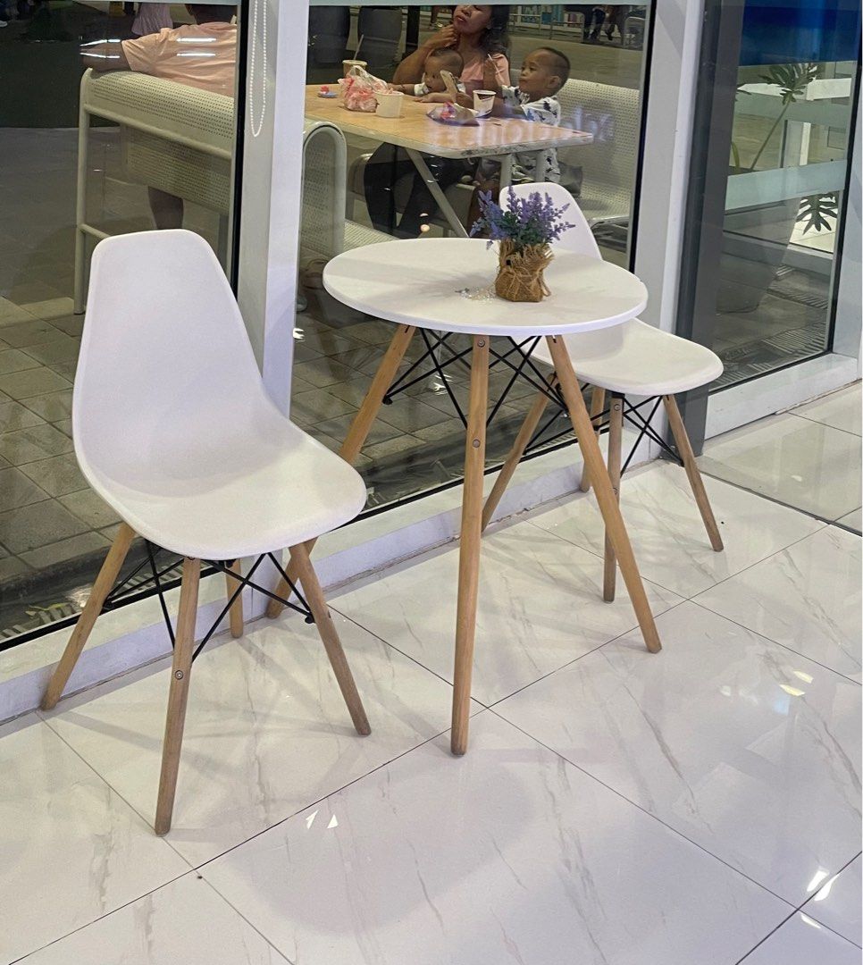 Nordic table and chairs Furniture Home Living Furniture Tables Sets on Carousell