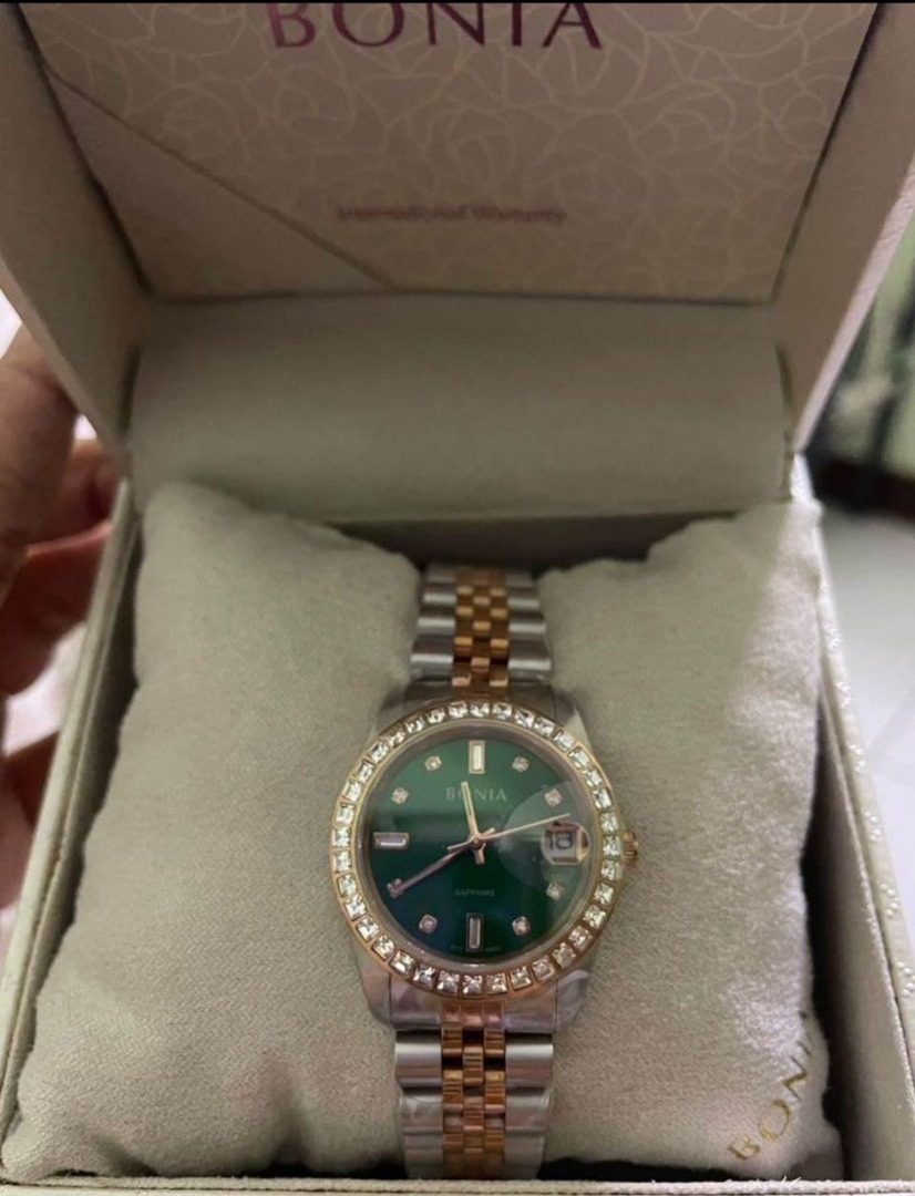 Bonia sapphire crystal ladies watch cheap