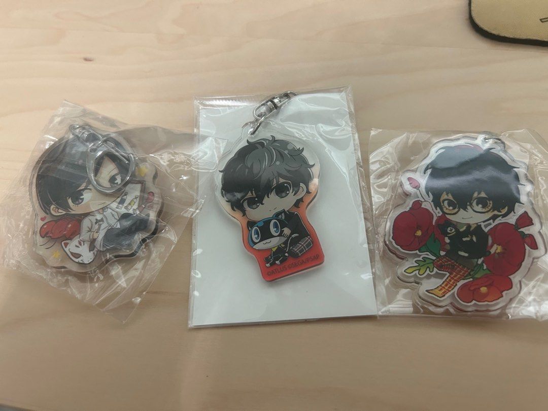Persona keychains joker and yusuke, Hobbies Toys, Memorabilia