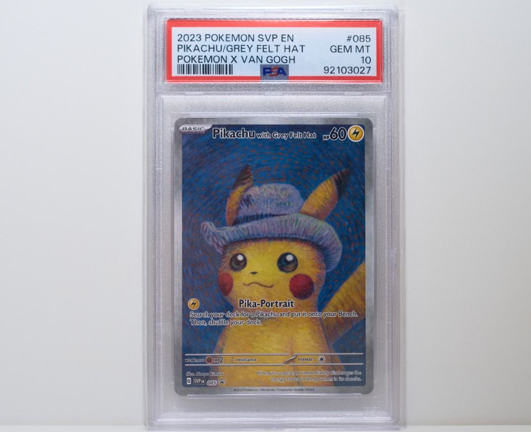 PSA10】Pokémon PTCG Pikachu with Grey Felt Hat SVP EN-SV