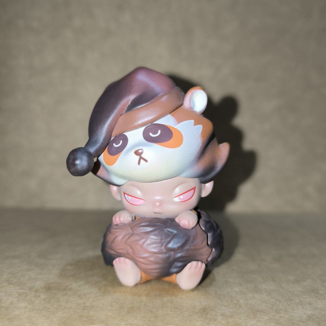 Pop Mart Dimoo Forest Night - Raccoon (Category: Designer & Blind Box Toys) located in Naga. Submitted by lime1ite (Listing ID 1324743669, Image 1). Description: Pop Mart Dimoo Forest Night Series Raccoon -good as new, displayed in acrylic box only -no foil -negotiable -shipping from bicol.
