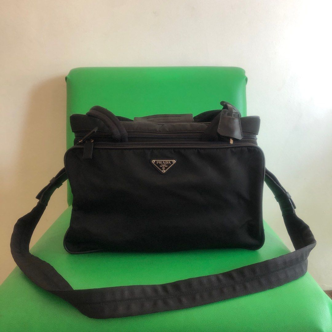 Prada Beauty Case Tela Vela Nero Bag Luxury Bags Wallets on Carousell