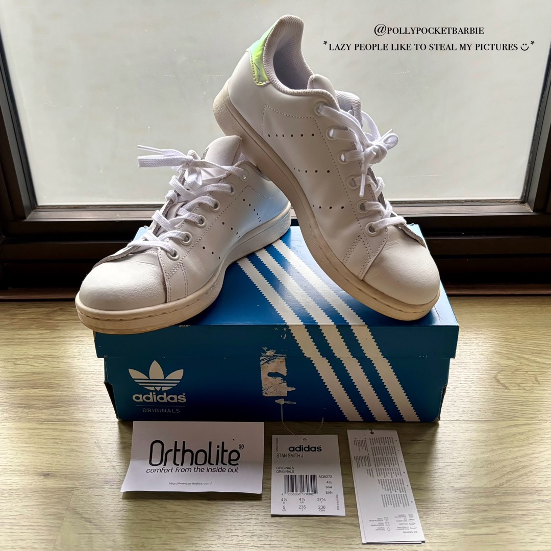 PRELOVED ADIDAS STAN SMITH IRIDESCENT SHOES AQ6272 Women s Fashion Footwear Sneakers on Carousell