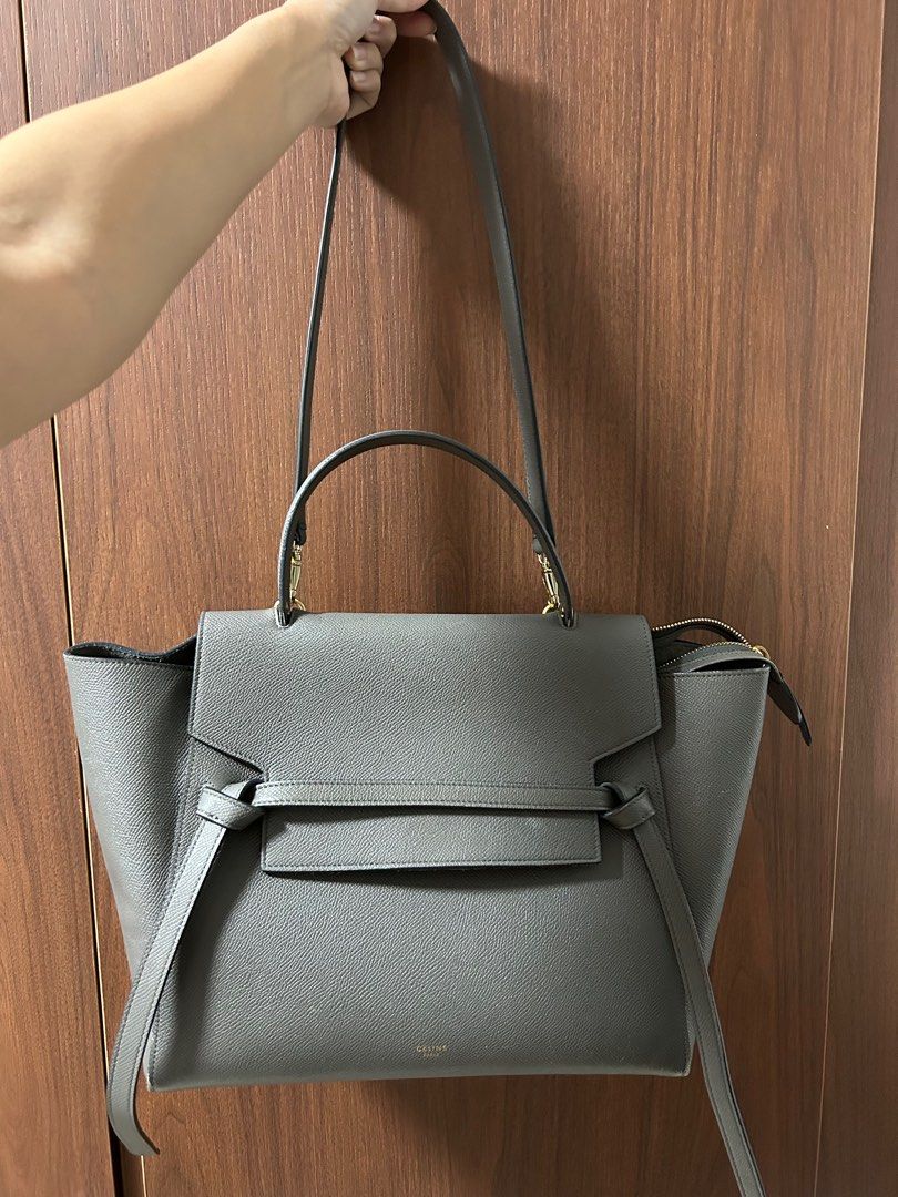 Pre loved Celine Nano Belt Bag in Grained Calfskin limited edition colour exclusive to Japan Luxury Bags Wallets on Carousell
