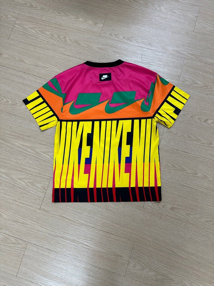 Rare Beautiful Nike NSW Retro Spell Out AOP Jersey Men s Fashion Activewear on Carousell