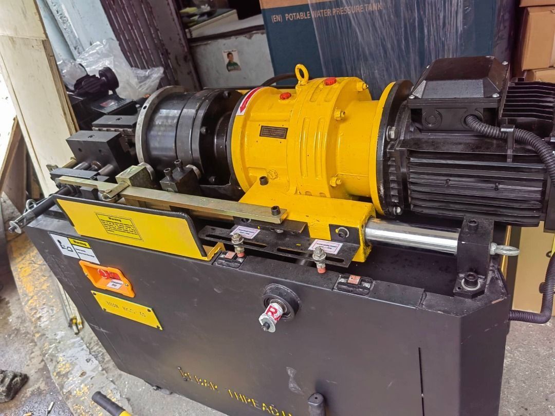 Rebar Threading Machine (Category: Industrial Equipment) located in Manila. Submitted by 09970844038rean.hayai (Listing ID 1324805690, Image 2). Description: Rebar Threading Machine Brand: Titan Voltage: 220V/60Hz, Three Phase Working Diameter: 16-40mm rebar Size of Blade: 12 * 25 * 40mm Length of Thread: 120mm Price: 155,000.00 For Inquiries Globe:📞☎@0⃣-9⃣-9⃣-7⃣-0⃣-8⃣-4⃣-4⃣-0⃣-3⃣-8⃣ Smart:📞☎@0⃣-9⃣-3⃣-2⃣-6⃣-2⃣-2⃣-7⃣-1⃣-9⃣-7⃣ Email me@ 📫📑r-e-a
