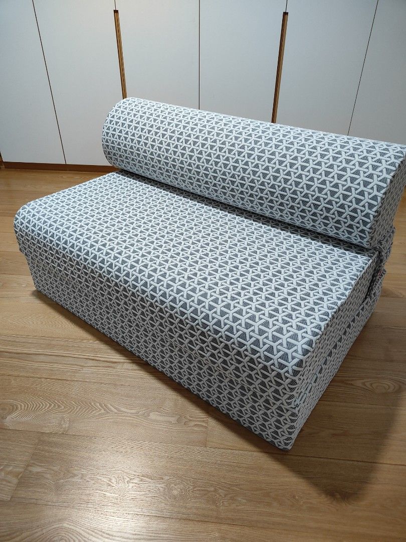 SEA HORSE Fabric Sofa Bed with Removable Cover, Furniture Home