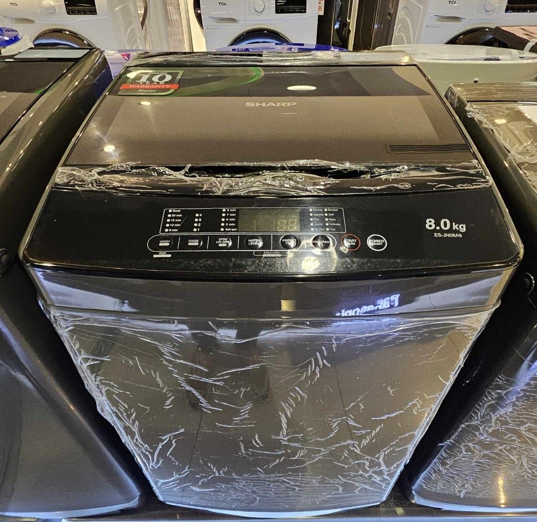 SHARP TOP LOAD WASHING MACHINE FULLY AUTOMATIC (Category: Washing Machines and Dryers) located in Manila. Submitted by chuck_claros (Listing ID 1324905291, Image 3). Description: SHARP TOP LOAD WASHING MACHINE FULLY AUTOMATIC (A.I DRY FUNCTION) ▫️For inquiries Please call or text 0947-567-3860 (SMART) 0956-274-6023 (GLOBE) Look for Chuck Thank you 🙏🏻😇 ☑️BRAND NEW FACTORY SEALED UNIT WITH OFFICIAL SALES INVOICE AND WARRANTY 🔻SALE!!! SALE!!! SA