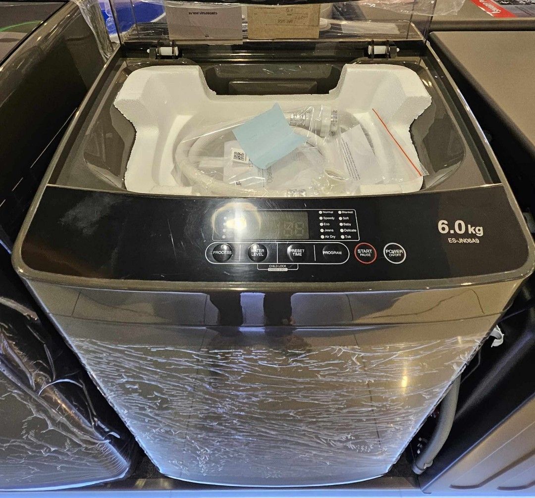 SHARP TOP LOAD WASHING MACHINE FULLY AUTOMATIC (Category: Washing Machines and Dryers) located in Manila. Submitted by chuck_claros (Listing ID 1324905291, Image 1). Description: SHARP TOP LOAD WASHING MACHINE FULLY AUTOMATIC (A.I DRY FUNCTION) ▫️For inquiries Please call or text 0947-567-3860 (SMART) 0956-274-6023 (GLOBE) Look for Chuck Thank you 🙏🏻😇 ☑️BRAND NEW FACTORY SEALED UNIT WITH OFFICIAL SALES INVOICE AND WARRANTY 🔻SALE!!! SALE!!! SA