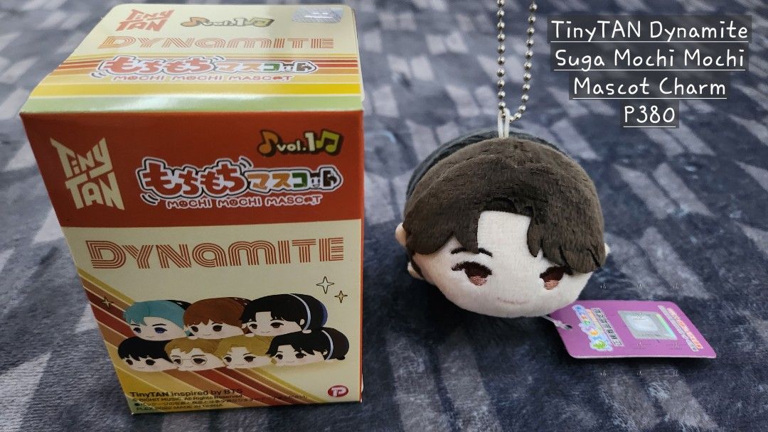 TinyTAN Dynamite Suga Mochi Mochi Mascot Charm (Category: Designer & Blind Box Toys) located in Santa Barbara. Submitted by veesbasket (Listing ID 1324840978, Image 1). Description: .