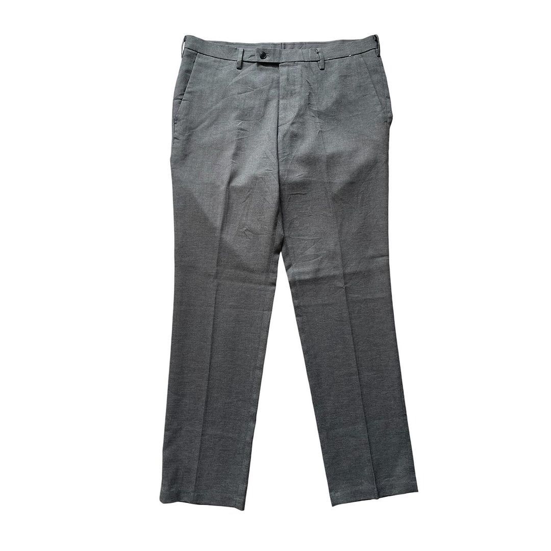 UNIQLO MIRACLE AIR ULTRA LIGHT PANTS WOLL LIKE PANTS GRAY (36)