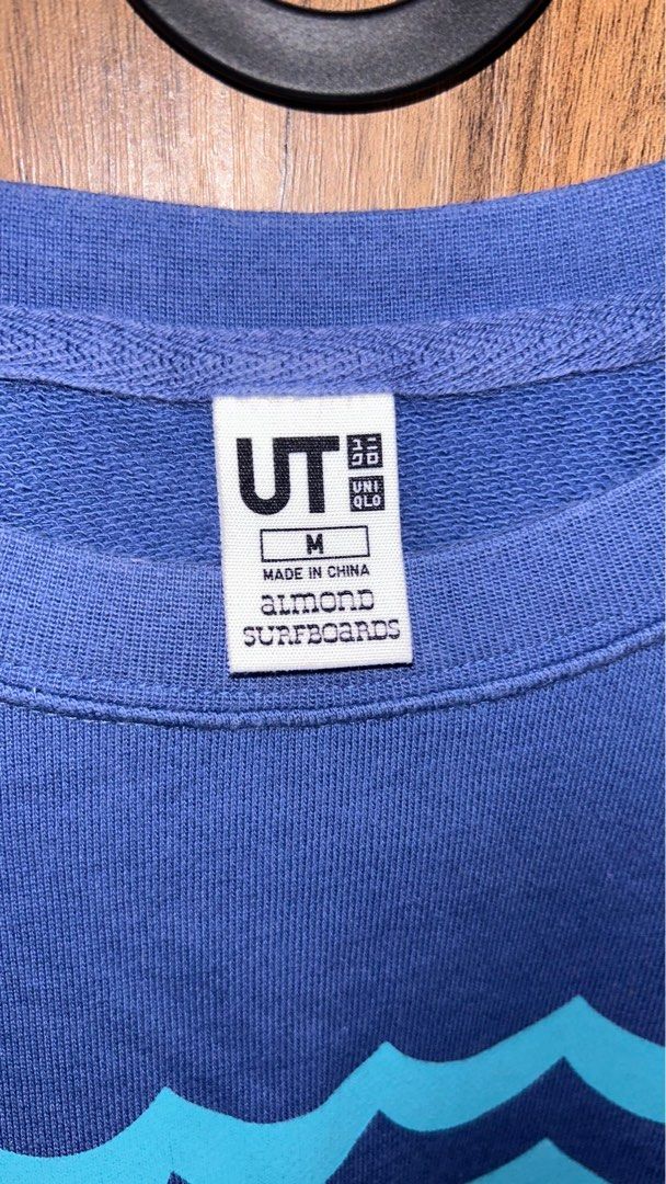 Uniqlo Sweatshirt (Category: Tshirts & Polo Shirts ) located in Lipa City. Submitted by raphael_g (Listing ID 1324861459, Image 3). Description: Uniqlo Almonds Surfboards Sweatshirt Size: Medium 21x25 Price: 350 + sf Slightly negotiable. .