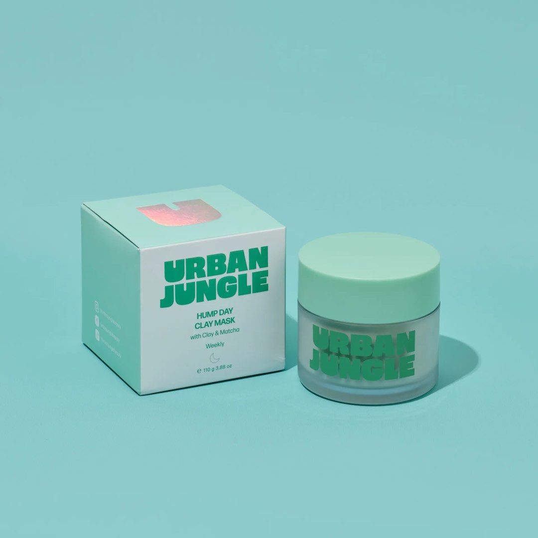 Urban Jungle Hemp Day Clay Mask 110g, Beauty & Personal Care, Face