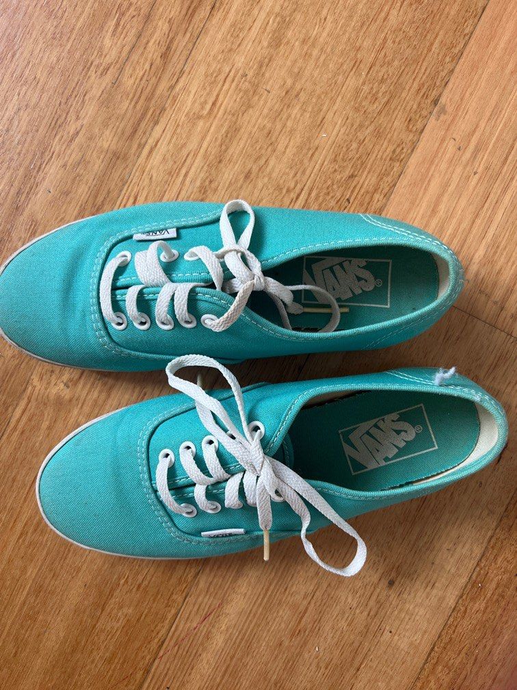 Turquoise vans womens online