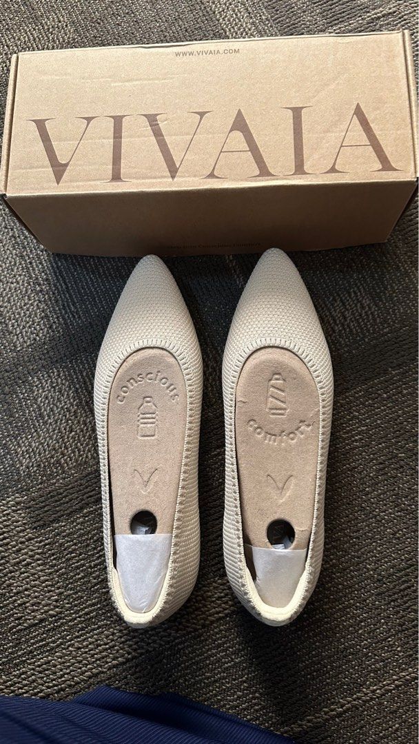 Vivaia Aria 5 Pointed Toe Ballet Flats (Category: Flats & Sandals) located in Laoag. Submitted by roro.17 (Listing ID 1324820642, Image 1). Description: Water repellent Cream ivory color Size: US 7 / EUR 37.5.