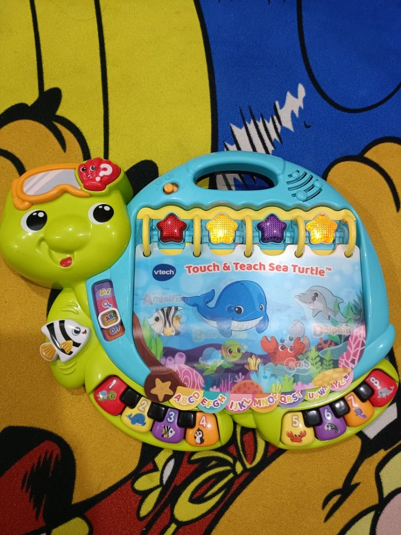 Vtech Touch & Teach Sea Turtle, Hobbies & Toys, Toys & Games on Carousell