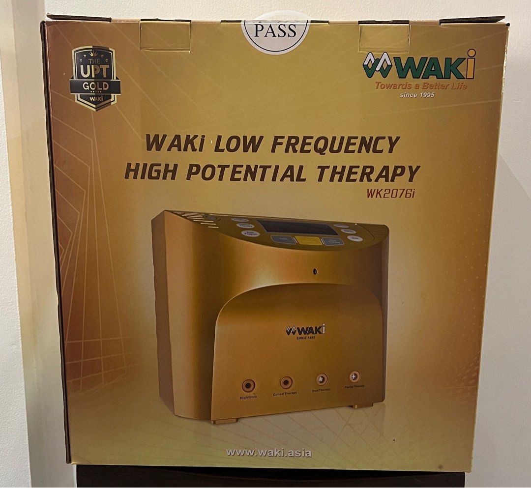 WAKi Low Frequency High Potential Therapy AK-FY-2076i (Category: Medical Supplies & Tools) located in Quezon City. Submitted by kimmypreloved29 (Listing ID 1324782570, Image 3). Description: Negotiable Price WAKi Multi Functional ULTRA Potential Therapy Healthcare Device has breakthrough all limitation of the product before this, and successfully invented the new generation of high potential therapeutic equipment. Compare to the last generation, 