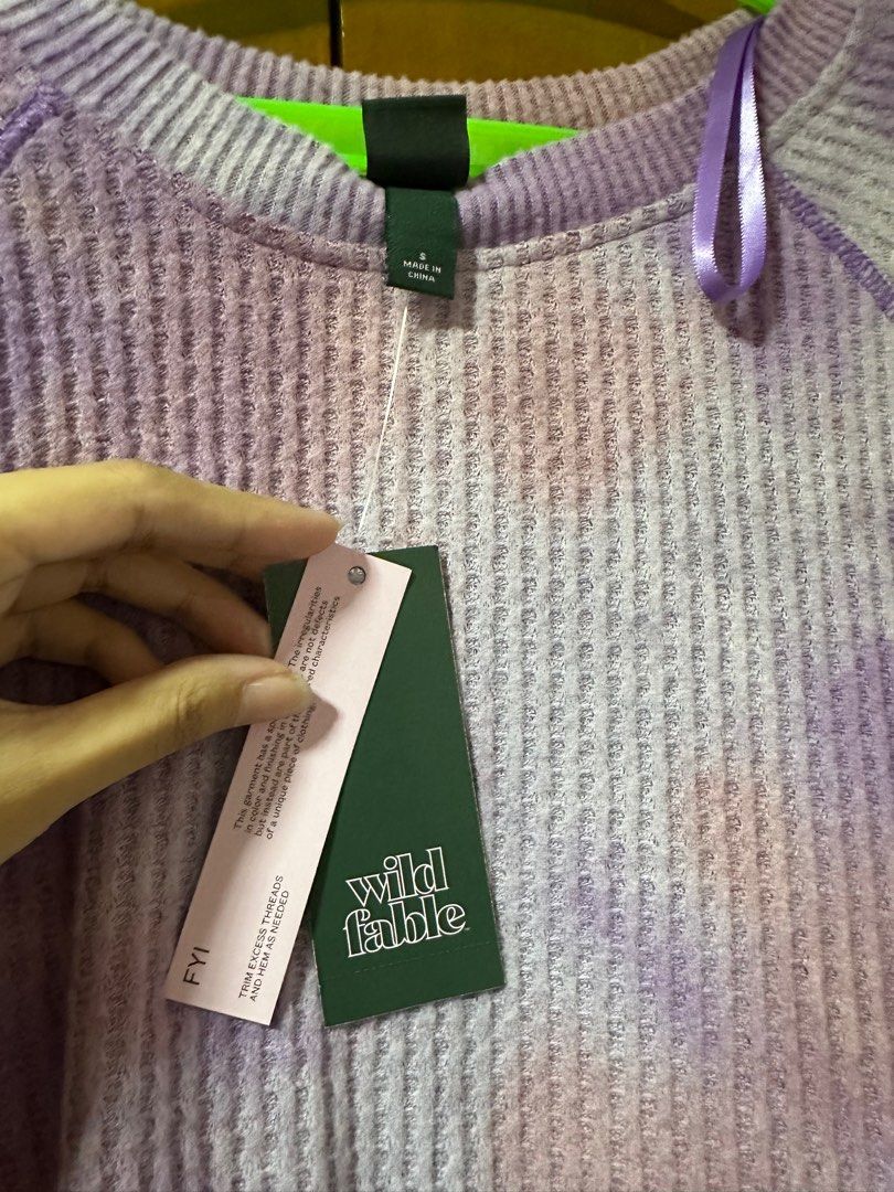 Wild Fable Purple Longsleeved Top (Category: Longsleeves) located in Makati City. Submitted by kukmin (Listing ID 1324785901, Image 2). Description: MOP: Gcash LOC: Taguig.