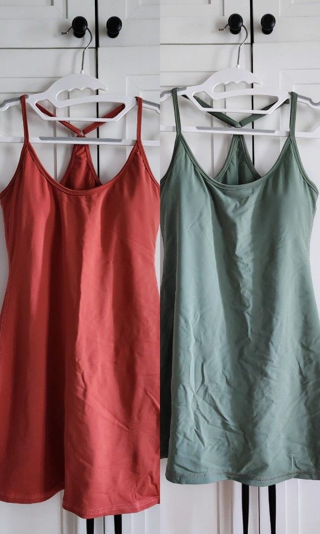 GVN Workout / Exercise Dress (Category: Activewear) located in Manila. Submitted by ynzyy (Listing ID 1324792694, Image 3). Description: BRAND NEW. It was a pandemic purchase that did not fit me. Details: - Ordered online last Dec 2022 - Medium size - Very nice muted colors that's pleasing to the eyes *See photos for website + actual images, size guide + manual measurements, and credit card payment confirmation. Bought for: ₱2,970 for 2 (currentl
