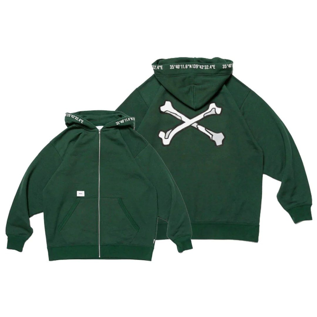 WTAPS 22 AW X3.0 / ZIP HOODY / CTPL BLACK XL ダブルタップス HOODIE 