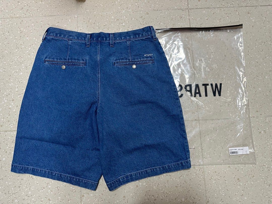 WTAPS SS24 WRKS2002 / SHORTS / COTTON. DENIM. CACTO 03, 男裝, 褲