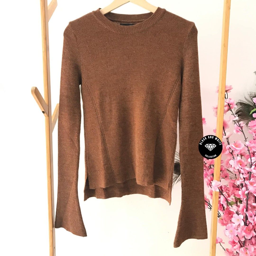 Knitted Sweaters Zara Womens Knitwear Rent Zara Cable-Knit Sweater