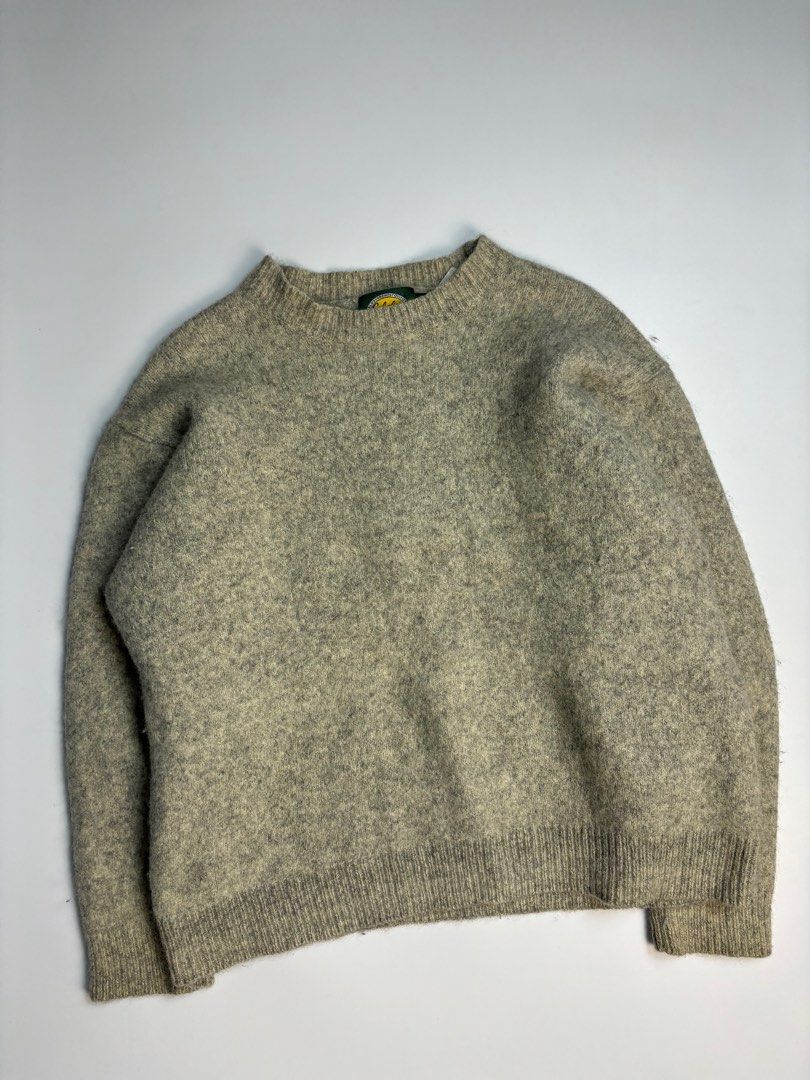 1990s Vintage Cabela s Knitted Wool Gray Sweater Women s Fashion Coats Jackets and Outerwear on Carousell