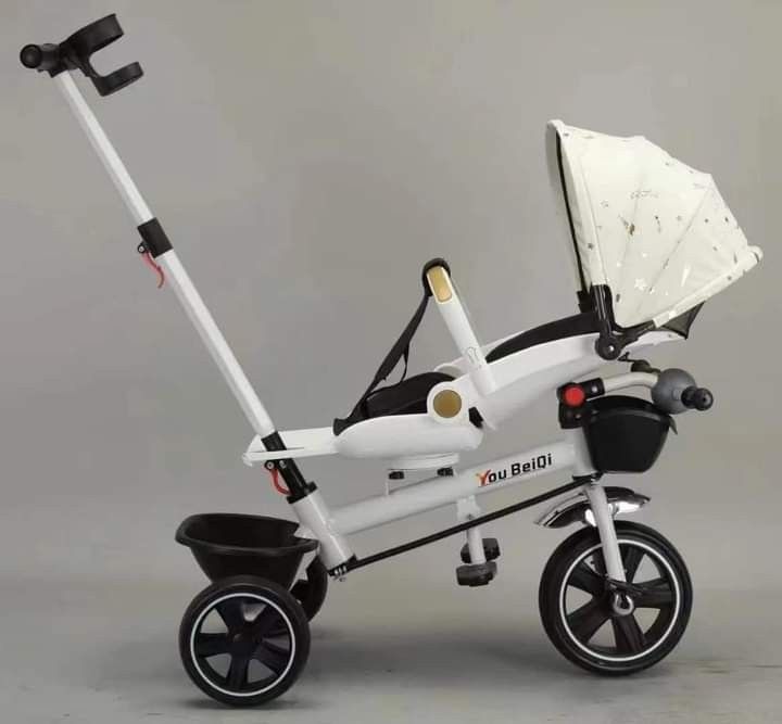 3in1 bike/Stroller (Category: Strollers) located in Manila. Submitted by ayahallinoneshop (Listing ID 1325089862, Image 2). Description: assorted print canopy no choosing.