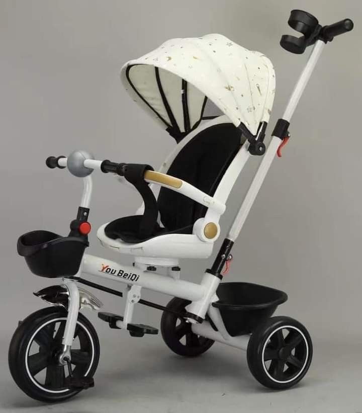 3in1 bike/Stroller (Category: Strollers) located in Manila. Submitted by ayahallinoneshop (Listing ID 1325089862, Image 3). Description: assorted print canopy no choosing.
