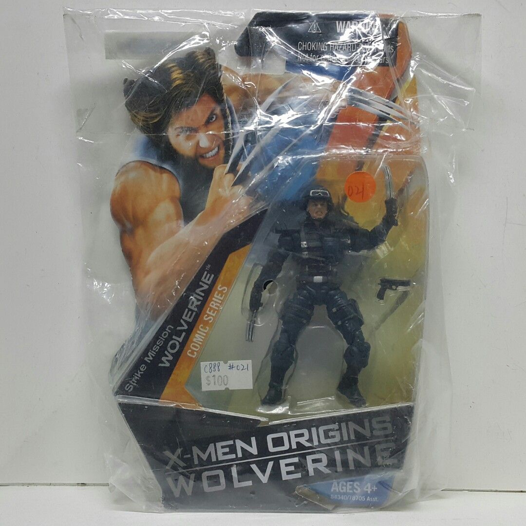 NEW X-MEN WOLVERINE ORIGINS TIGER STRIPE MASKED 3.75 HASBRO
