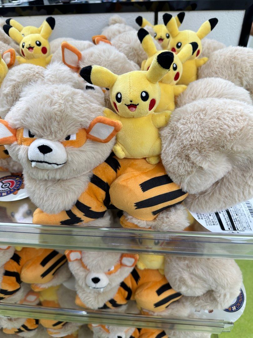 【日本中心限定】現貨 日版 皮卡丘 風速狗 布偶 娃娃 沖繩 寶可夢中心 沖繩限定 正版 皮卡丘布偶 風速狗
