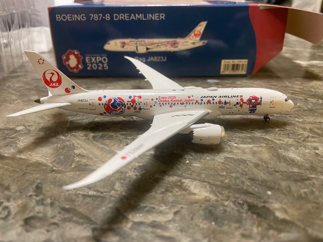 靚模NG Models 1:400 JAL Japan Airlines 日本航空大阪關西博覽