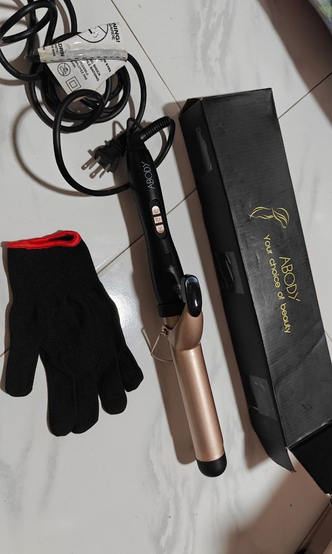 Abody 1.25 inch hair curling iron model hc 008 5 Beauty Personal Care Hair on Carousell