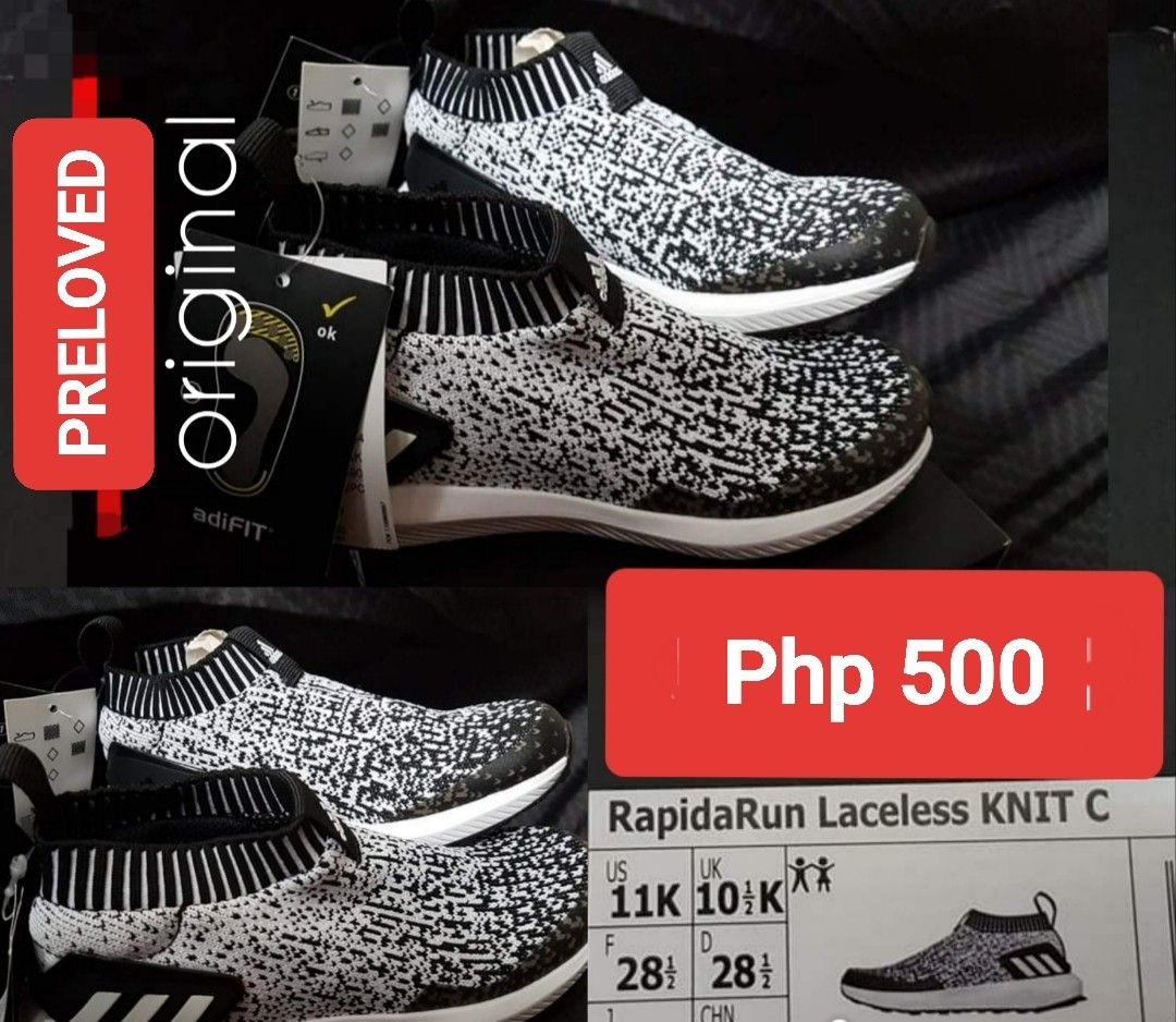 Adidas rapidarun laceless deals