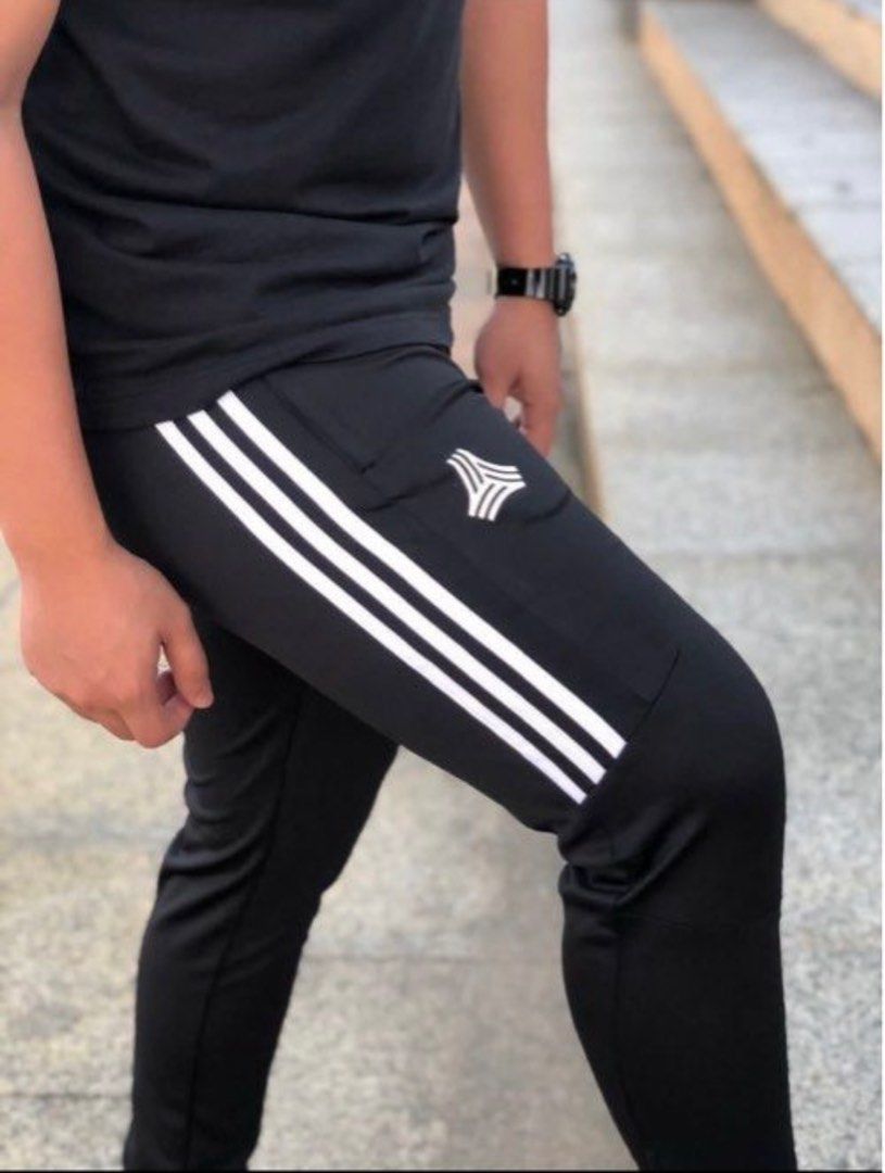 Adidas Tango Half line Tracksuit pants New Clearance Sale Men s Fashion Bottoms Joggers on Carousell