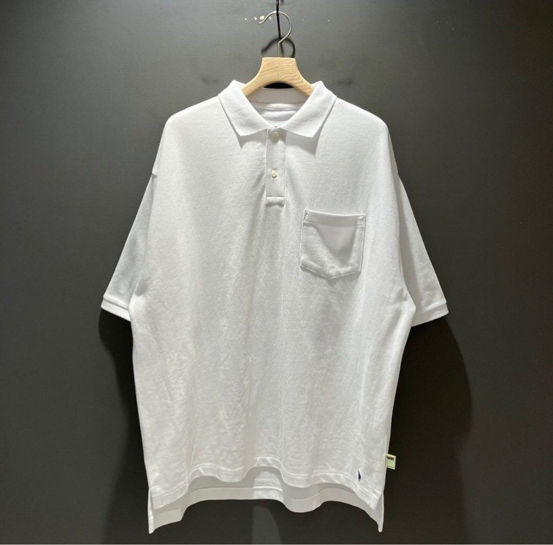 BEAMS SSZ Bill分/ BIG POLO (White), 他的時尚, 上衣與西裝, T
