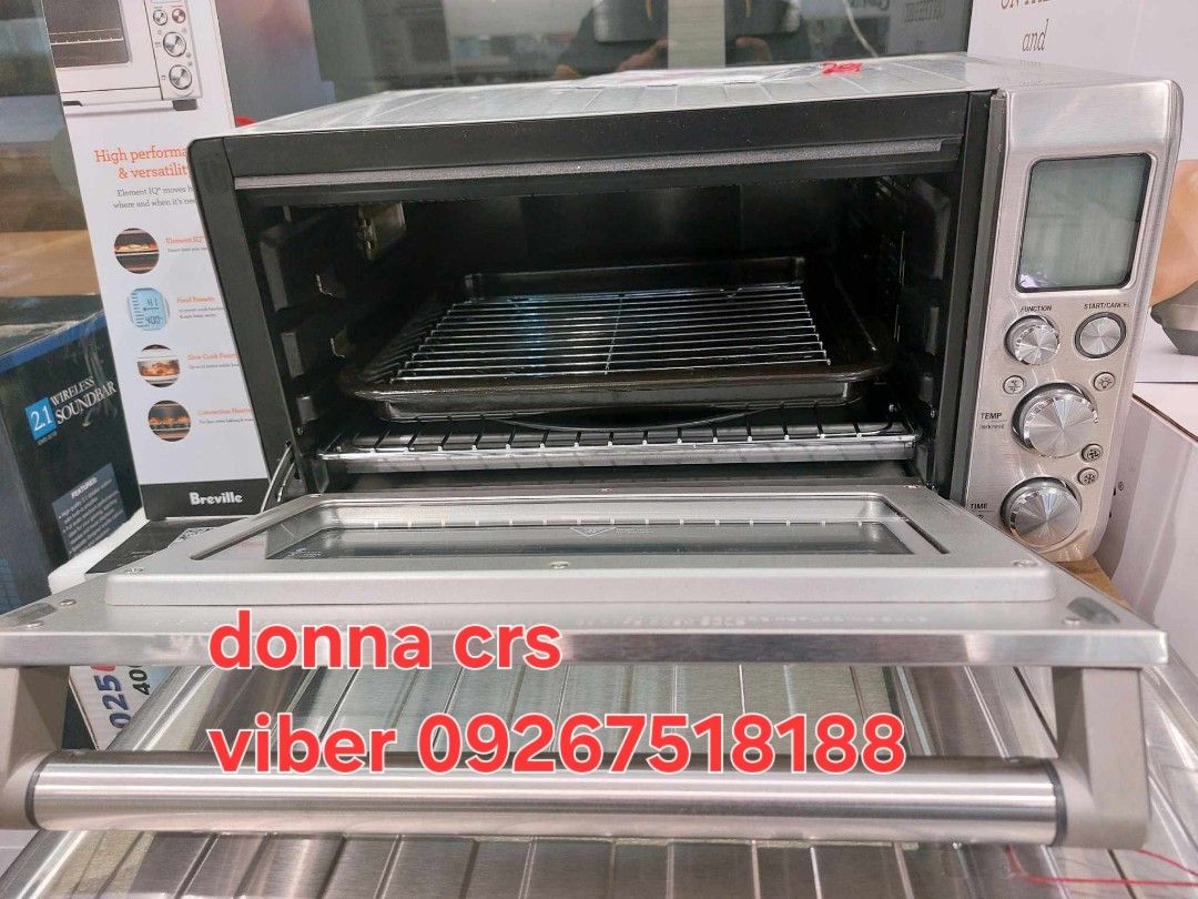 Breville smart oven (Category: Ovens & Toasters) located in Quezon City. Submitted by daligcon19 (Listing ID 1324970385, Image 2). Description: 😲 BREVILLE SMART OVEN PRO AND SMART OVEN AIR FRYER SALE♥️SALE ♥️ SALE 😊 💚Smart Oven Pro MODEL:BOV820 SALE PRICE: 17,700 ♥️ Smart Oven AirFryer MODEL:BOV860 SALE PRICE: 27,300 ⛔️PRICE MAY CHANGE WITHOUT PRIOR NOTICE ✅️BREVILLE WARRANTY 1YR PARTS AND SERVICE FOR HOUSEHOLD USE ✅️BREVILLE WARRANTY 3 MONTHS