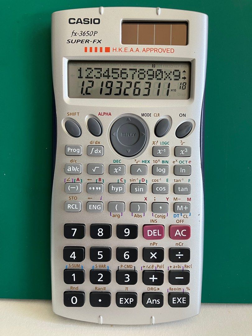 Casio 3650 outlet