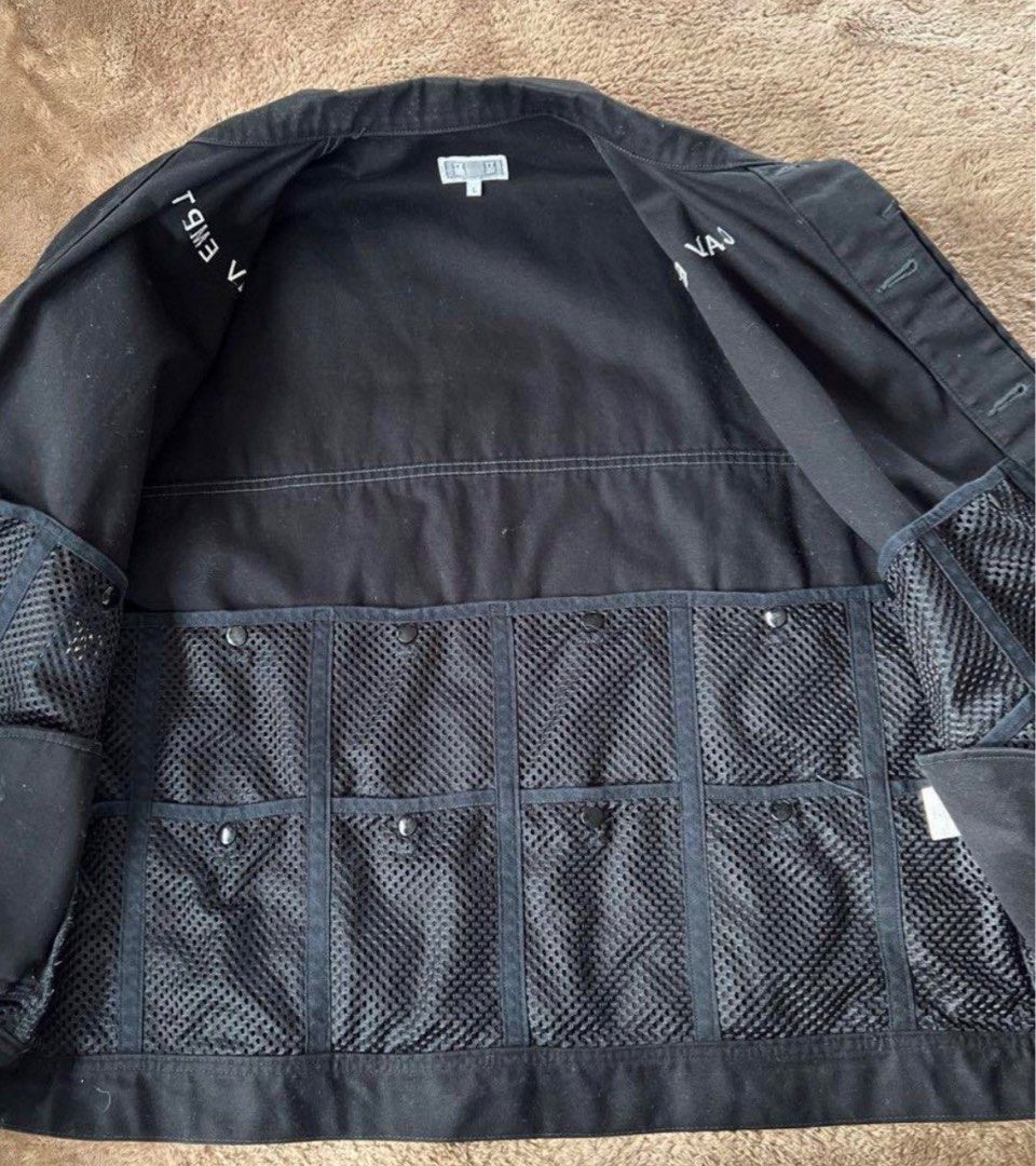 Cav empt leather jacket hot sale