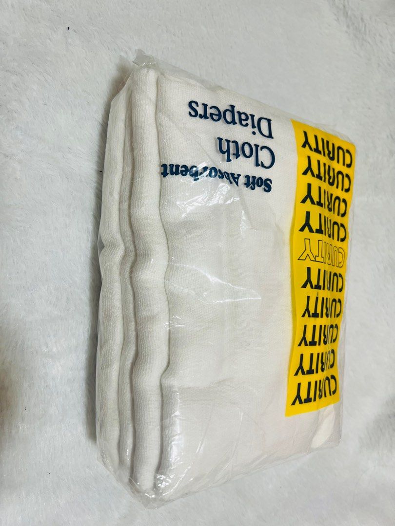CLOTH DIAPER (Category: Other Baby Bathing & Changing Needs) located in Taguig. Submitted by secondoutlet (Listing ID 1324947252, Image 3). Description: CURITY CLOTH DIAPER 📌4 cloth diaper 📌brandnew 📌250.00.