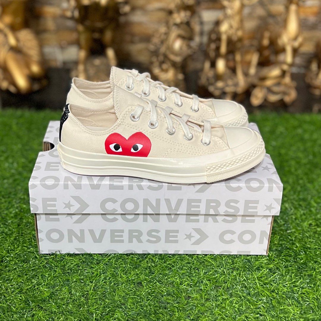 Cdg converse cream low discount